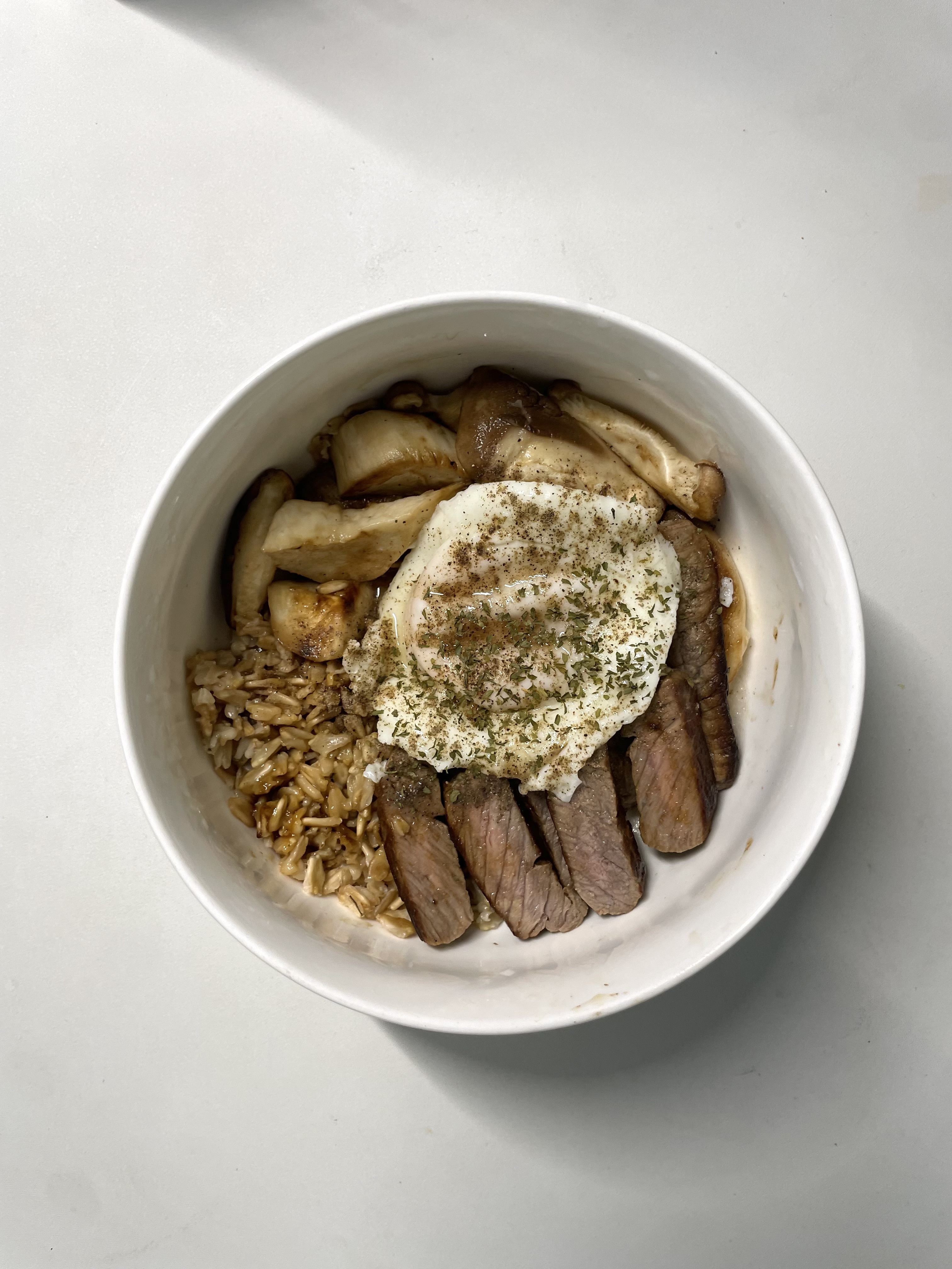 새송이 소고기 덮밥